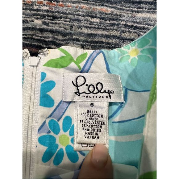 Lily Pulitzer summer dress size 6 - Picture 5 of 9
